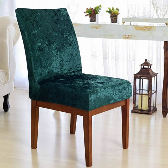 capa de cadeira verde