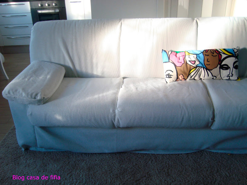 como fazer capa de sofá