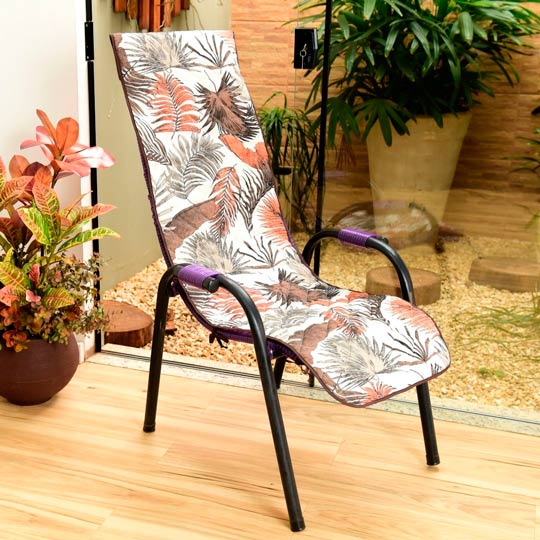 cadeira de varanda com capa da Charme do Detalhe
