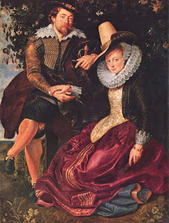 pintura antiga mostrando roupas da nobreza