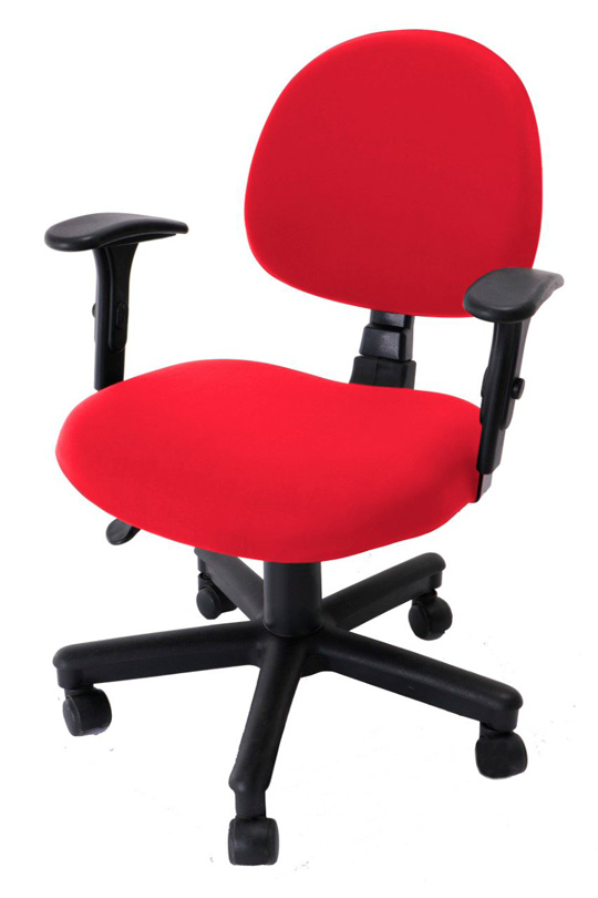 capa para cadeira de escritório vermelha