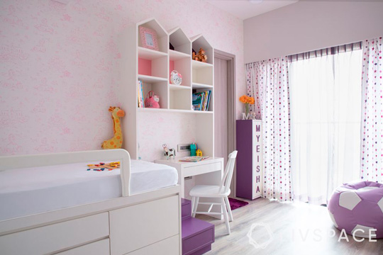 cortina para quarto menina