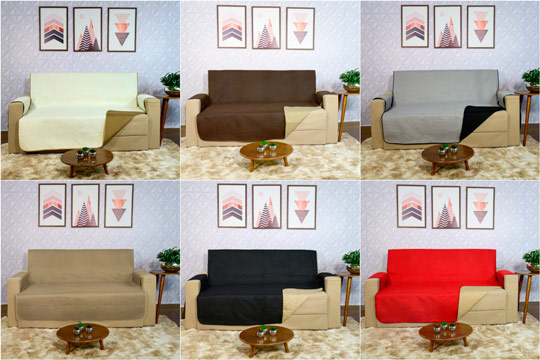 capa de sofá impermeável cores