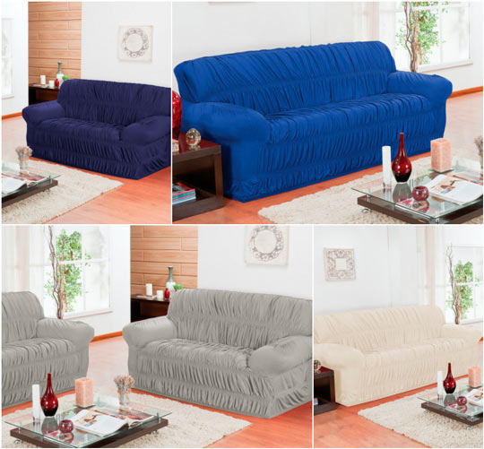capa para sofá elasticada