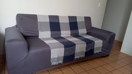 capa para sofá pequeno