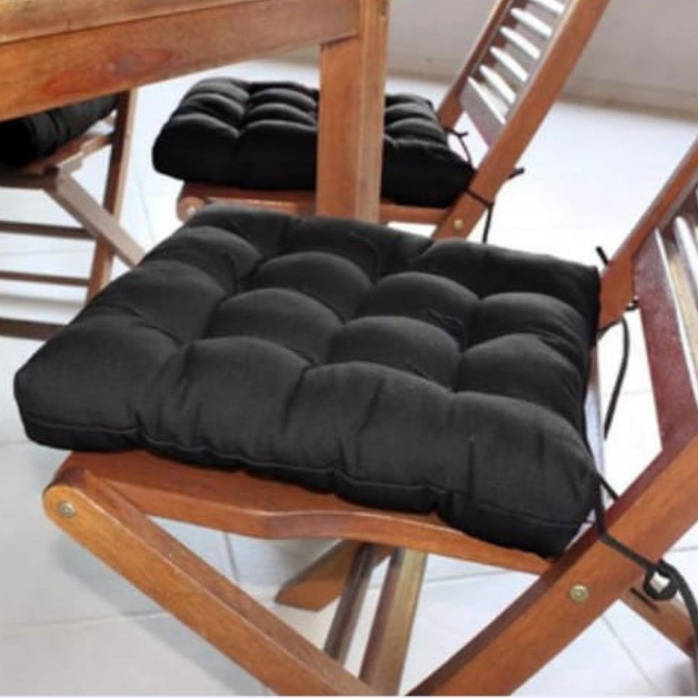 Almofada para Cadeira Futon - Preto