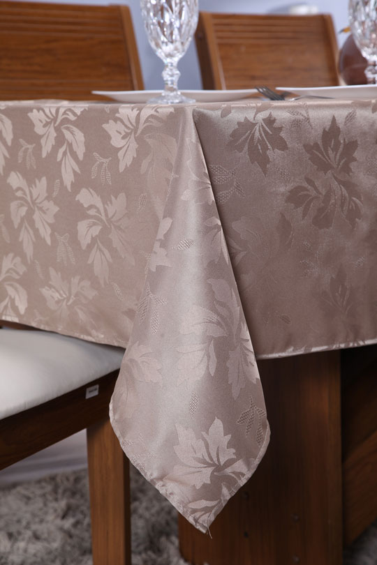 toalha de mesa jacquard – cappuccino