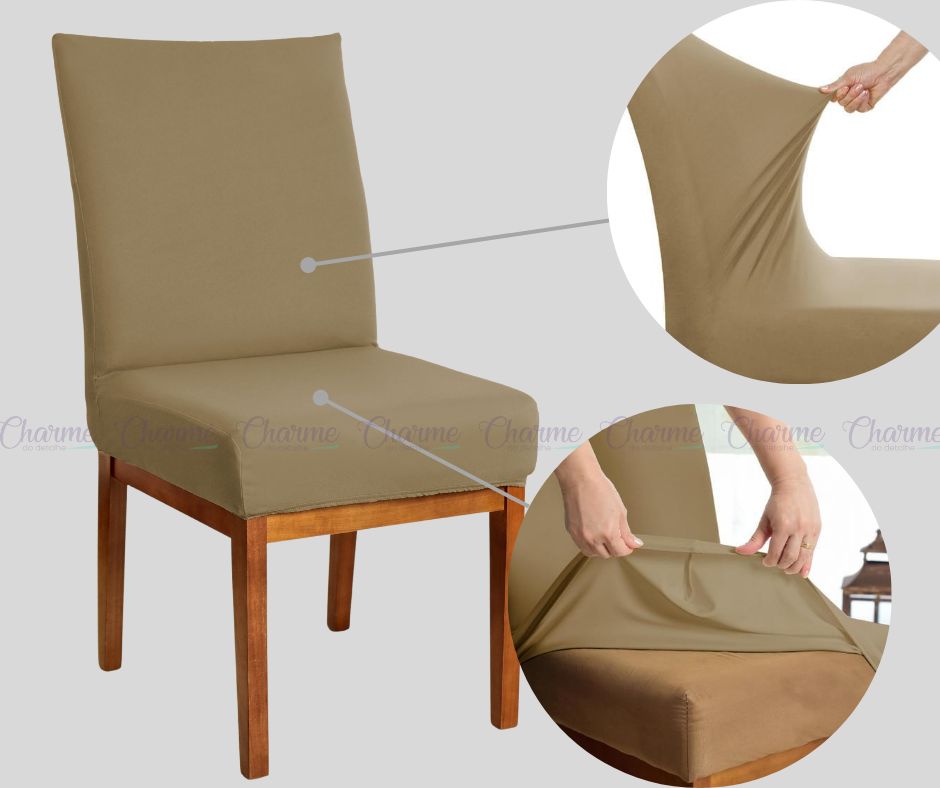 capa de cadeira de jantar