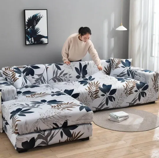 capa para sofa de canto spandex special modern outono