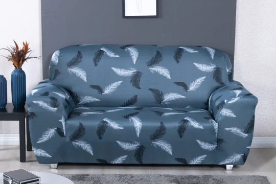 capa de sofa elastex modern leaf