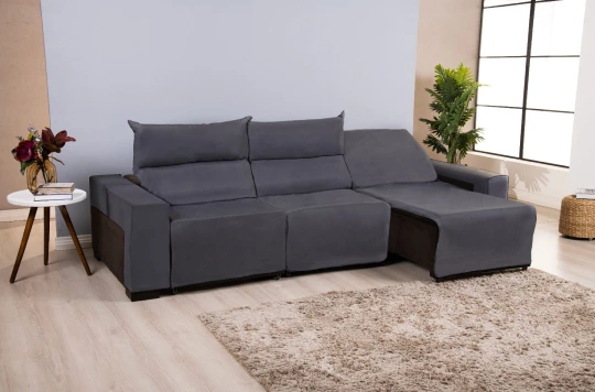 capas de sofa retratil elastex cinza